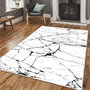 Conceptum Alfombra Eexfab816-Klm Blanco y Negro 120x180 cm